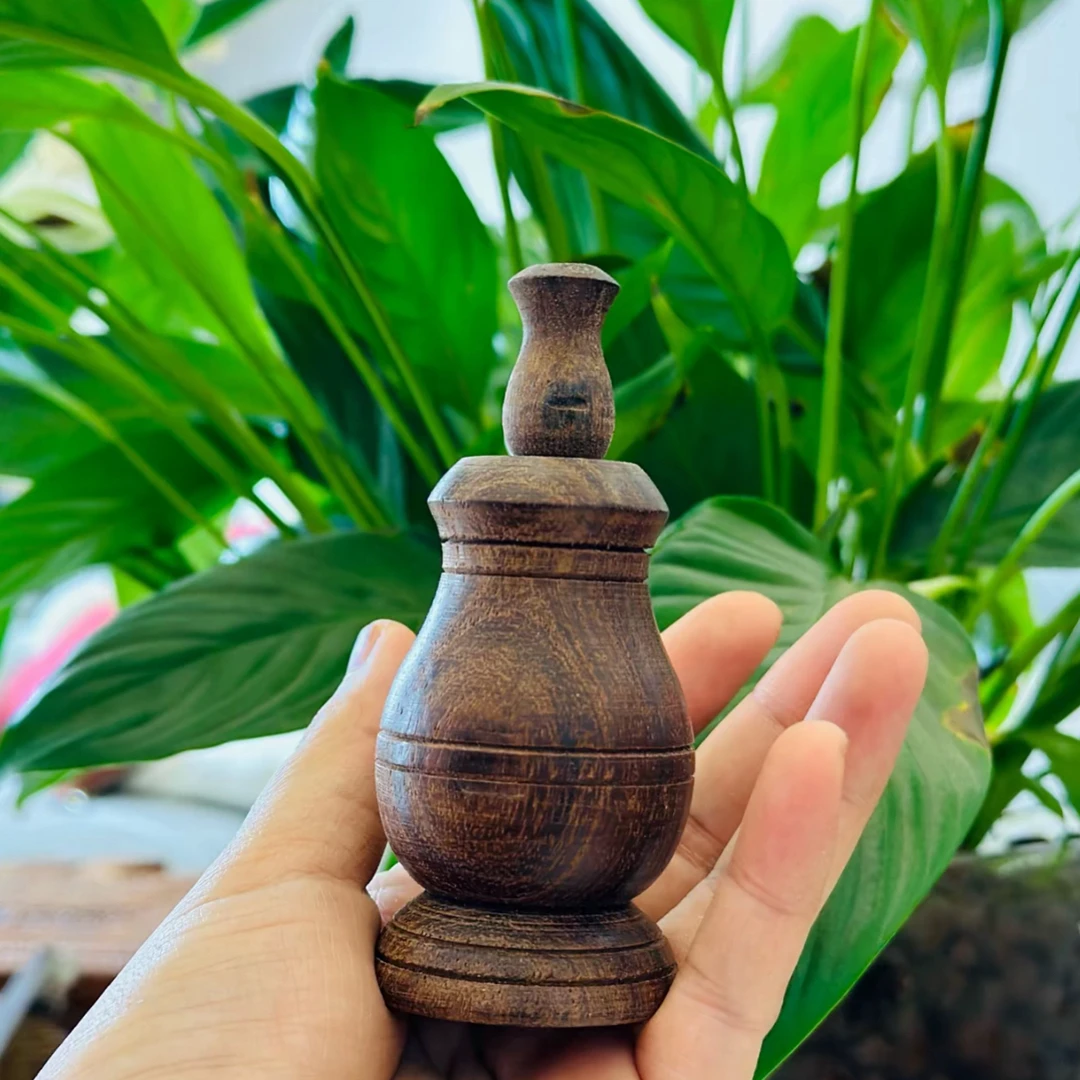 巴基斯坦实木定制款苏麻瓶子（送苏麻粉）