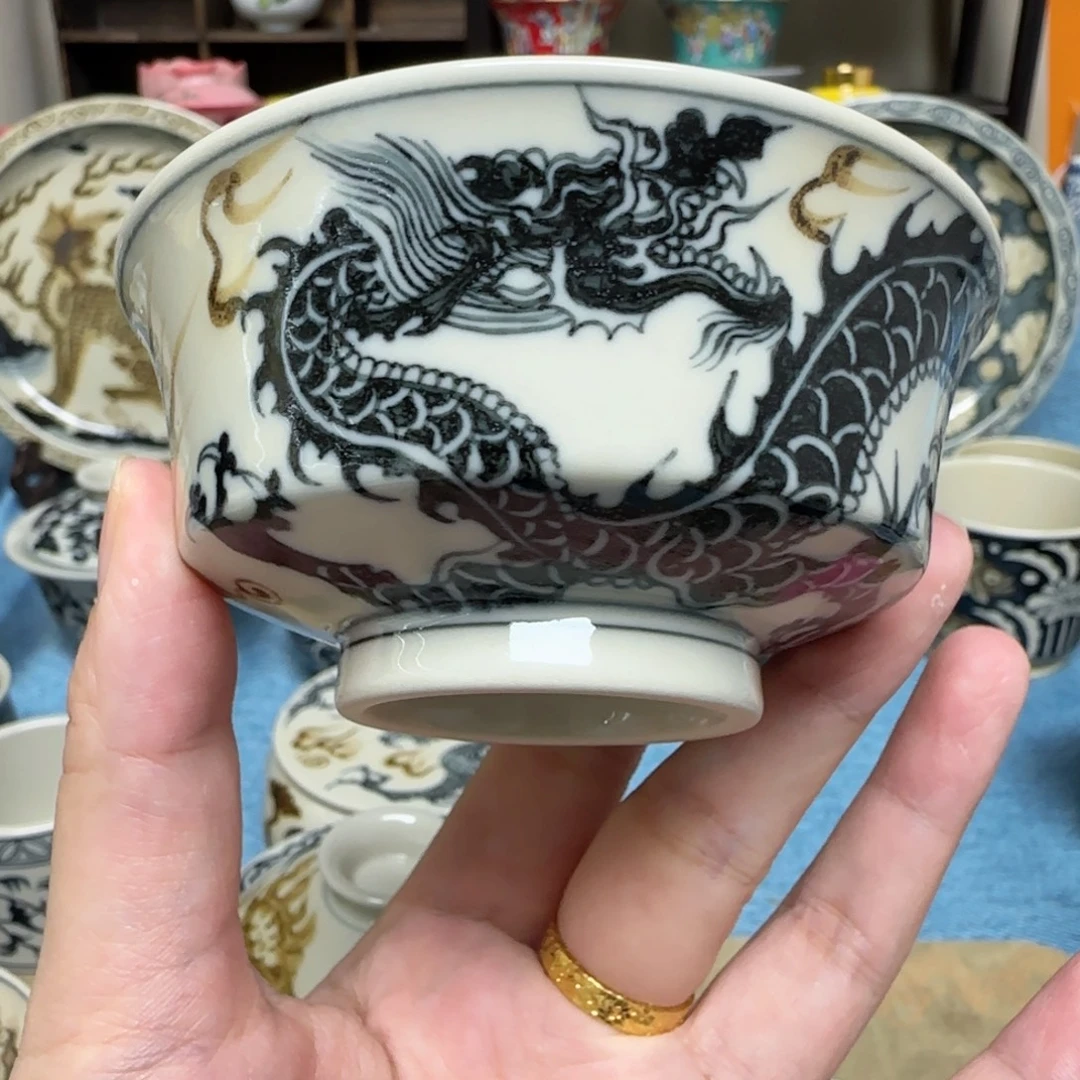 手工手绘主人杯景德镇