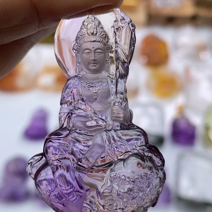 水晶颈饰未镶嵌百****环定制