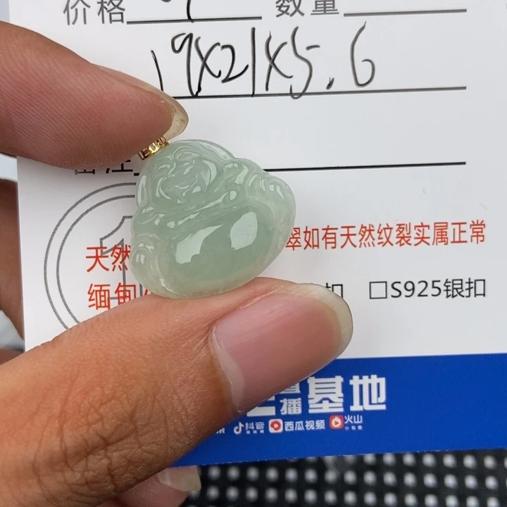 翡翠未镶嵌颈饰吊坠