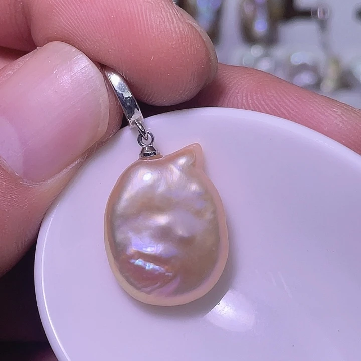 颈饰合金淡水珍珠37