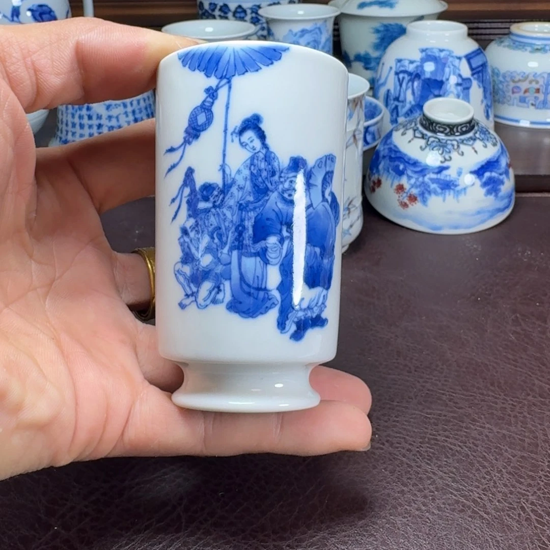 瓷片清****）当代景德镇陶瓷手绘茶具