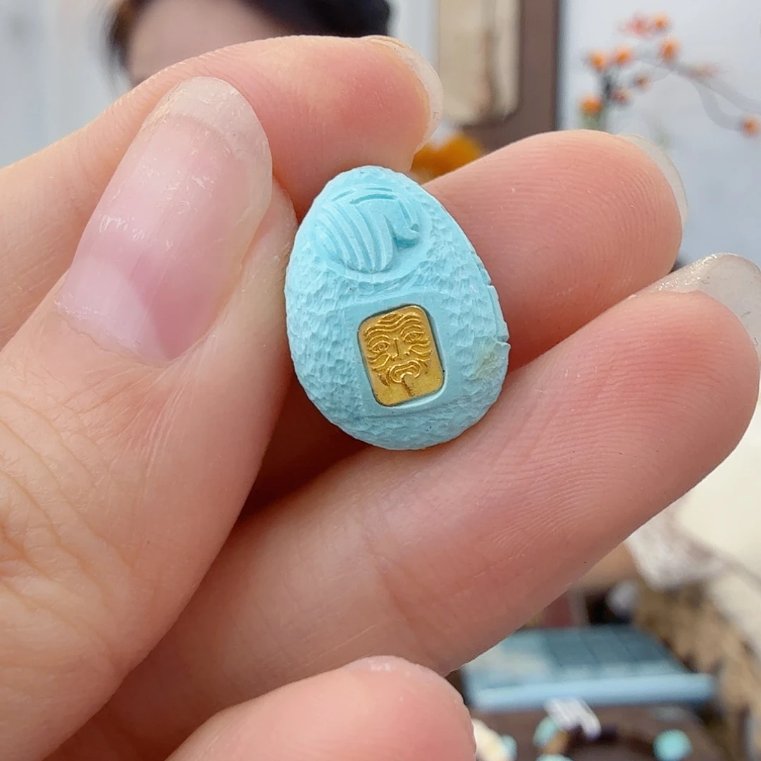 绿松石未镶嵌珠宝半成品