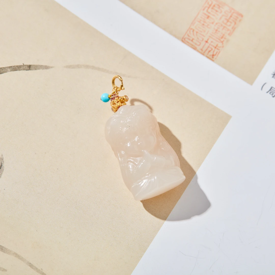 【云上雅岚】18K扎基拉姆前世今生吊坠多样性发一#XYGD325003-C