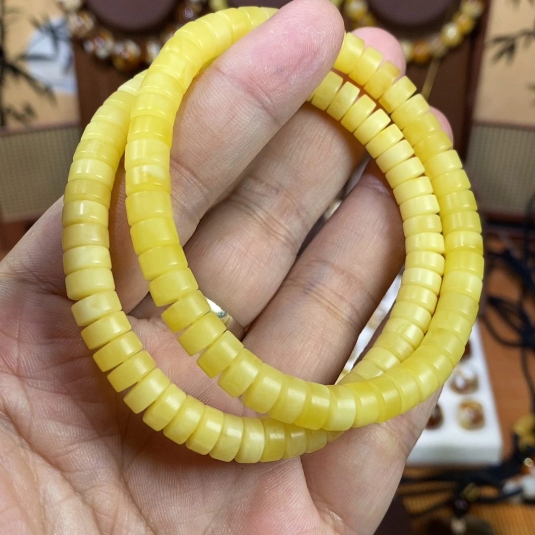 俄料精工直切药片手串一条