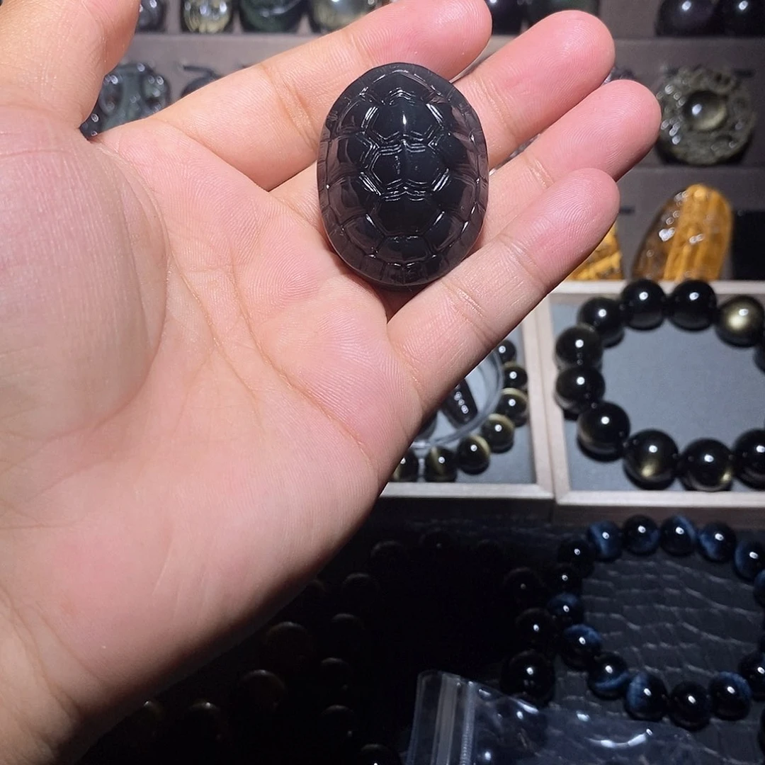 黑曜岩未镶嵌手链