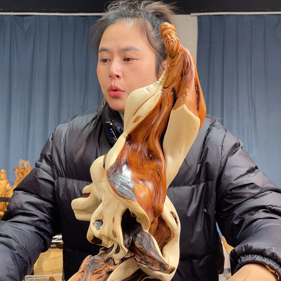 柏木（崖柏）随型摆件