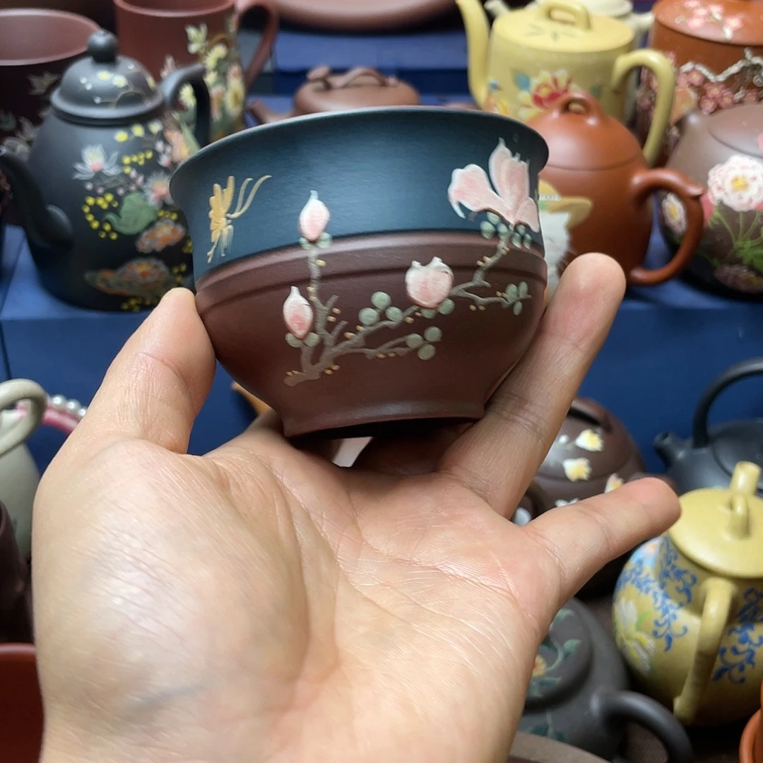 紫砂茶杯紫砂主人杯170cc