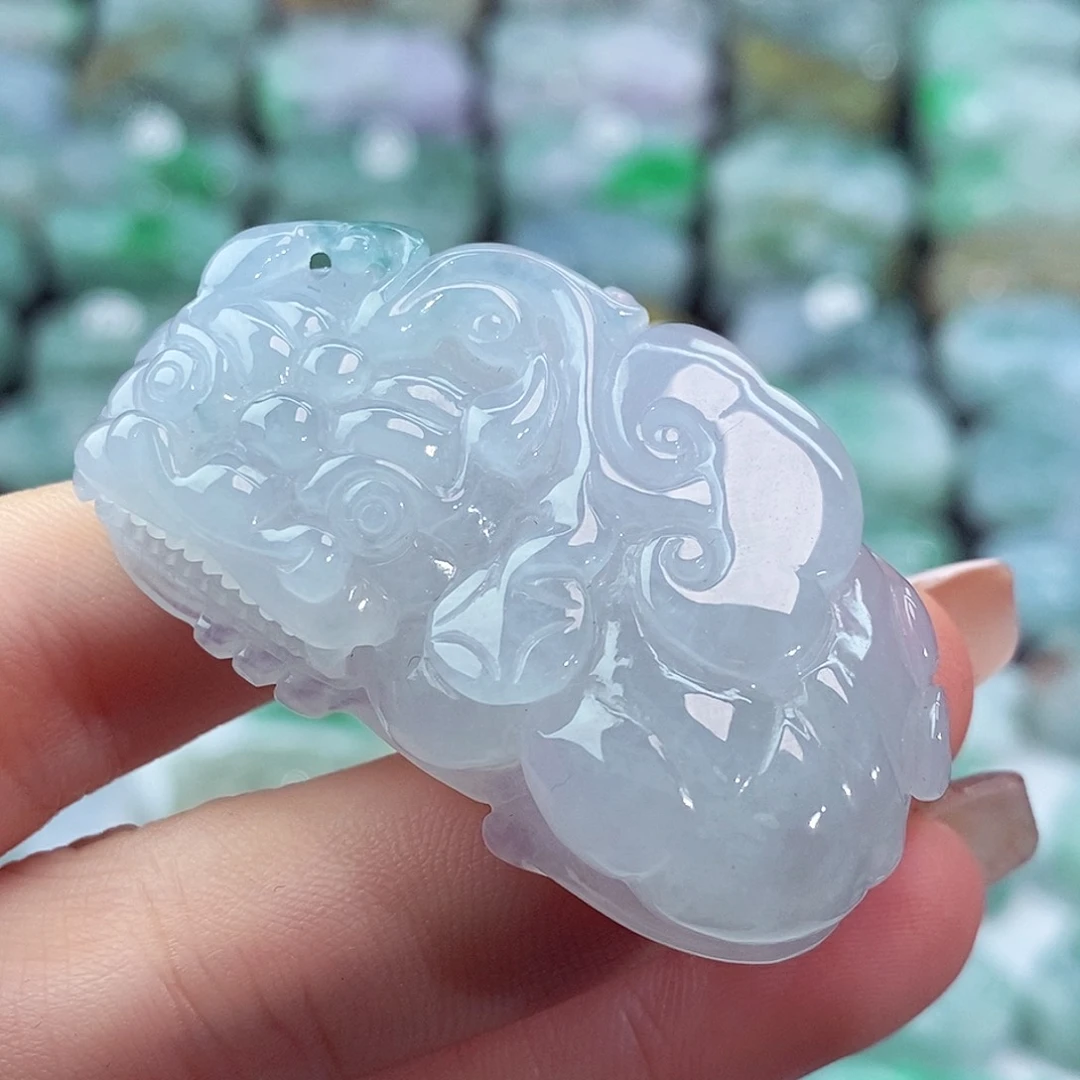 颈饰未镶嵌翡翠天然