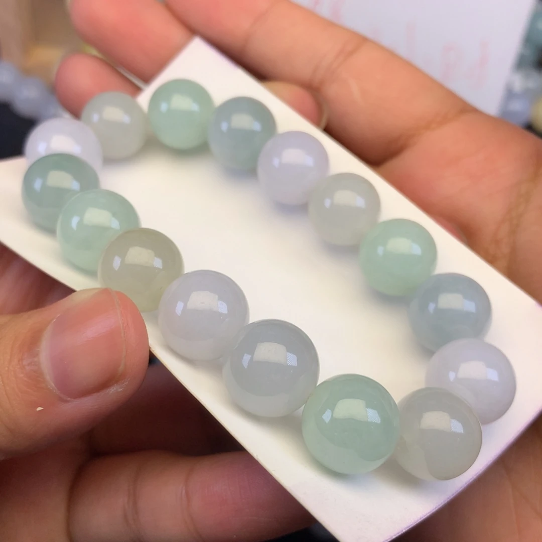 翡翠未镶嵌颈饰天然缅甸翡翠A货