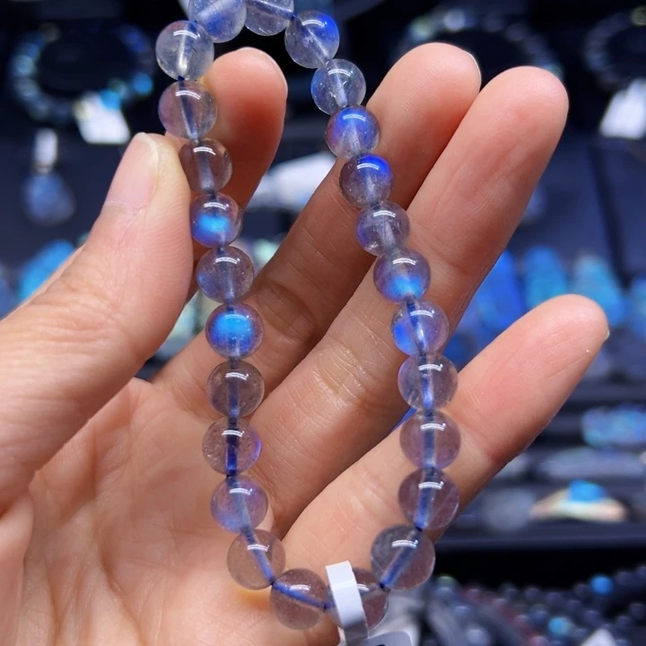 拉长石手串未镶嵌8左右