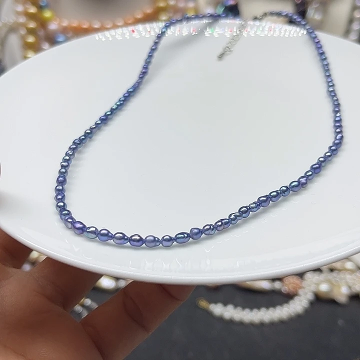 未镶嵌颈饰淡水珍珠