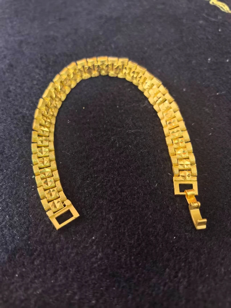 铜合金手链 【西藏包邮】时尚窄版轻奢百搭款女士手链女款气质经典