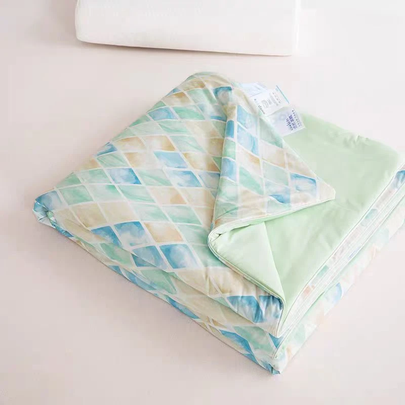 夏季A类锦氨凉感丝单人夏凉被空调被透气凉爽可机洗