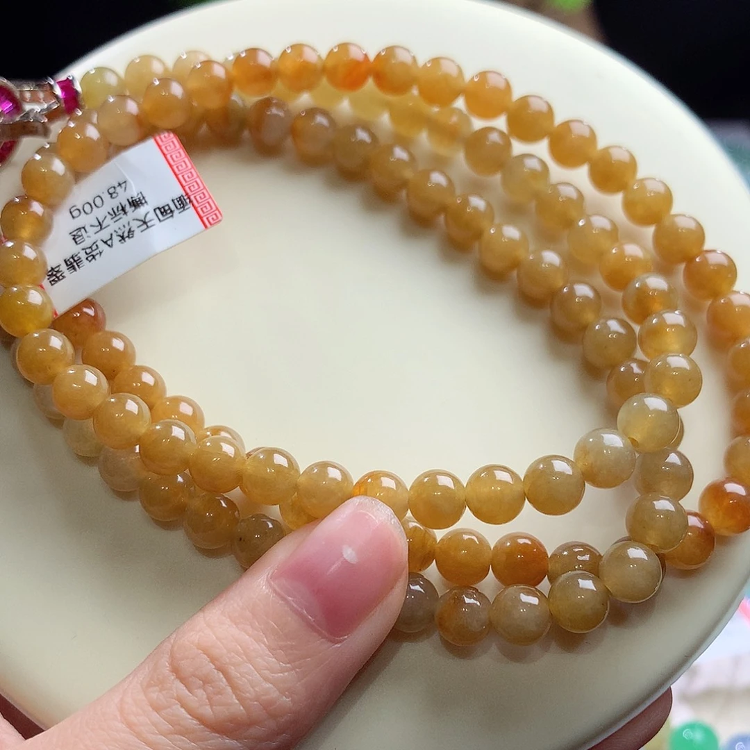 翡翠未镶嵌手串卡6