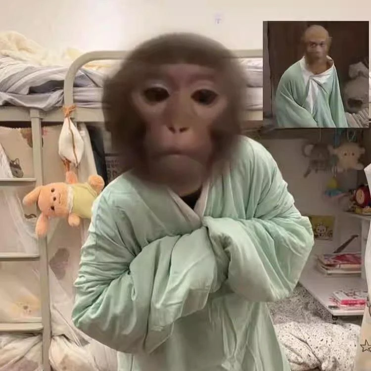 孙悟空睡衣吗喽睡袍猴哥道袍冬加厚家居服抽象搞怪齐天大圣cos服