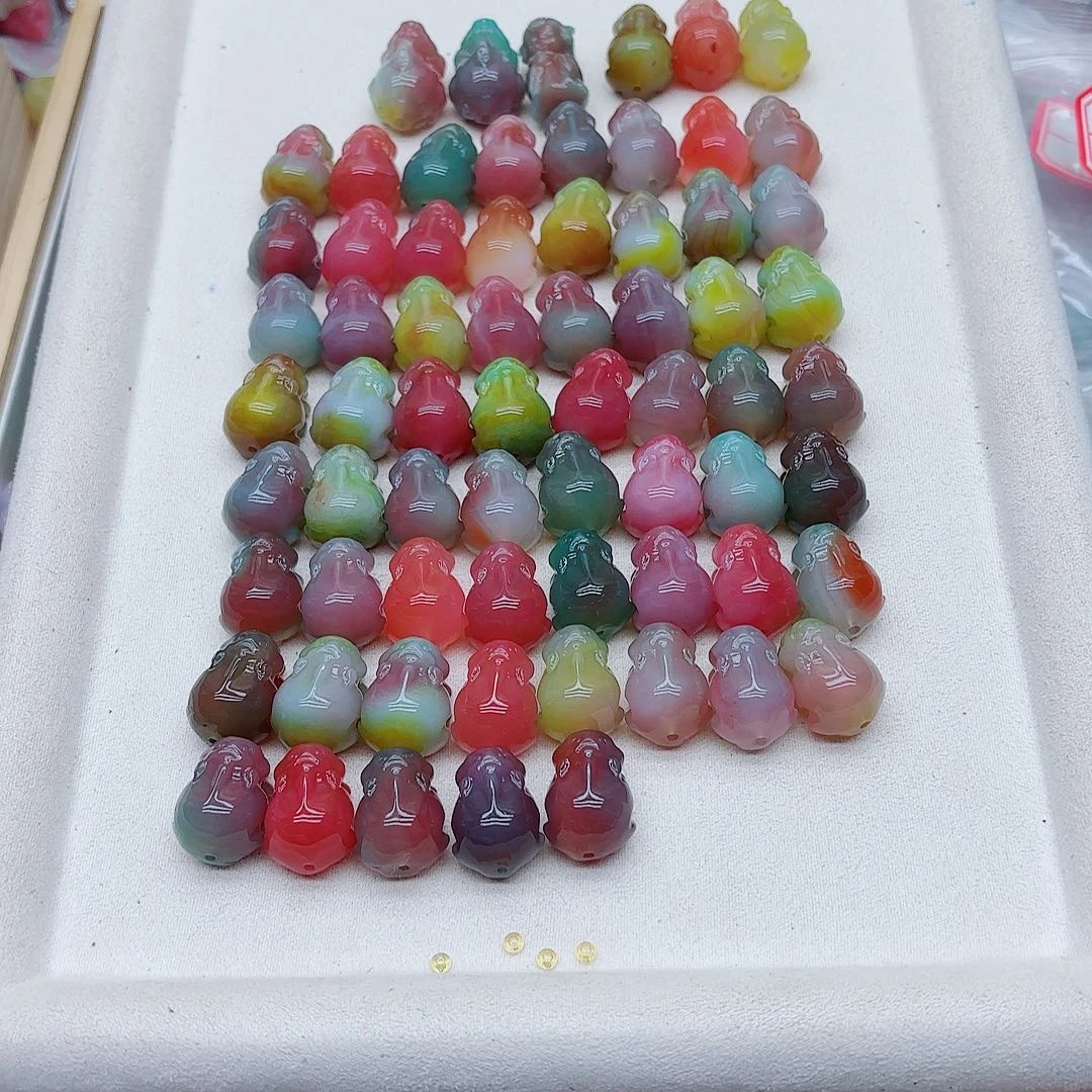 玛瑙/玉髓手链未镶嵌爱*盐源188
