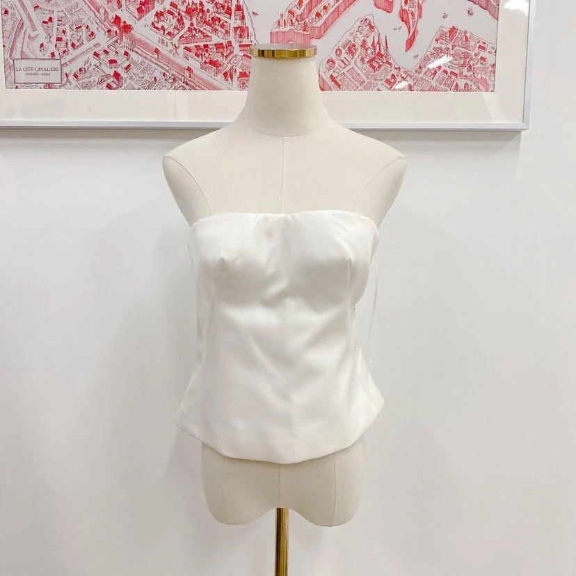 95新 DIOR/迪奥 白色抹胸上衣 /0360450045004