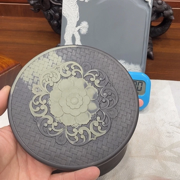 不***再易砚老坑玉带石砚台砚台