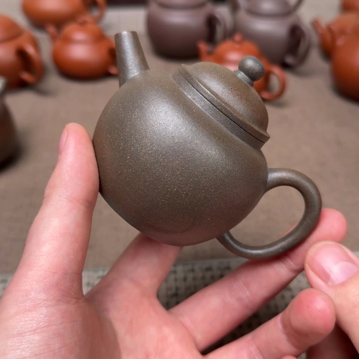 茶壶紫砂小品紫砂壶柴烧120cc