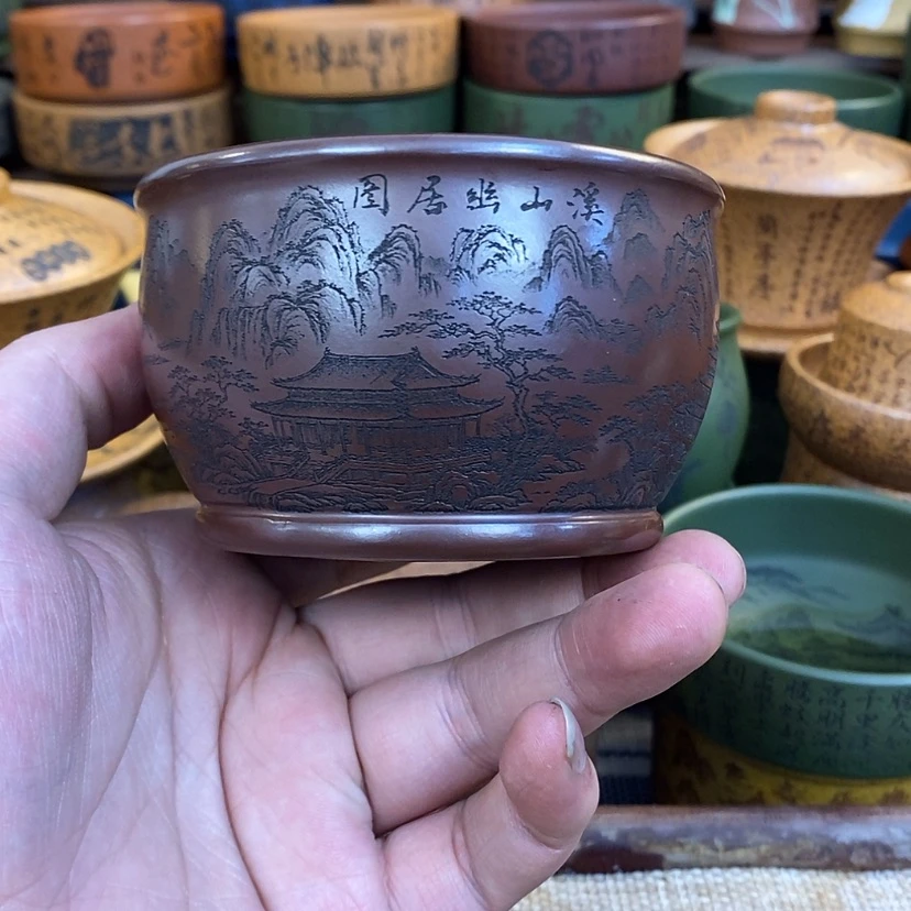 【闪购商品】紫砂杯子宜兴全手工紫砂杯