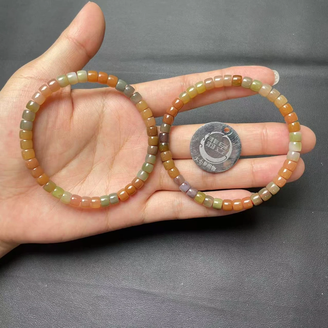 翡昱-N25-45849-720-盐源玛瑙手串-/约5+/约40颗/-多样性发其一