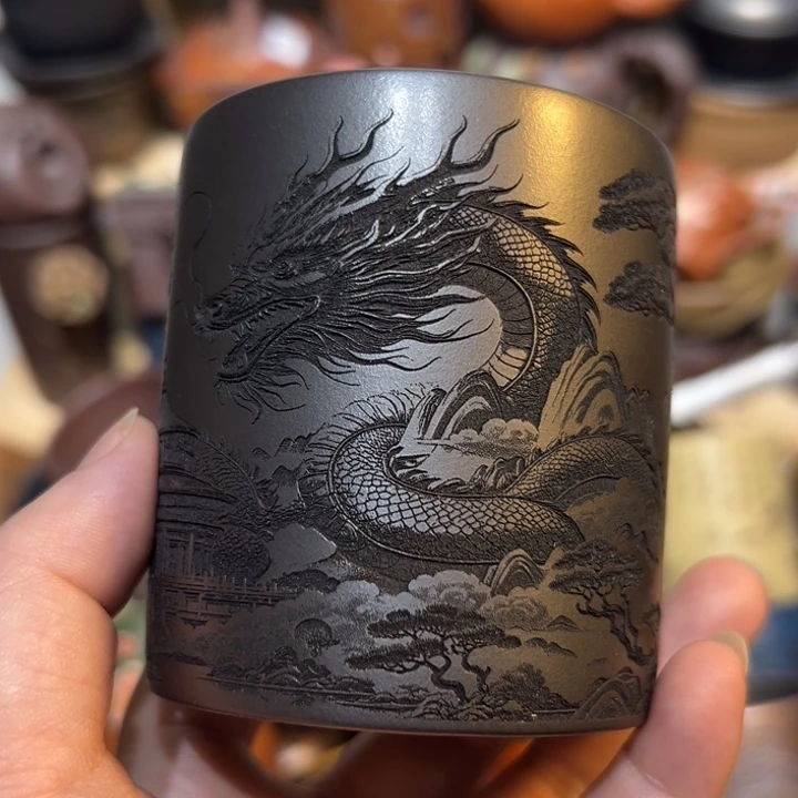 茶杯紫砂宜兴紫砂主人杯