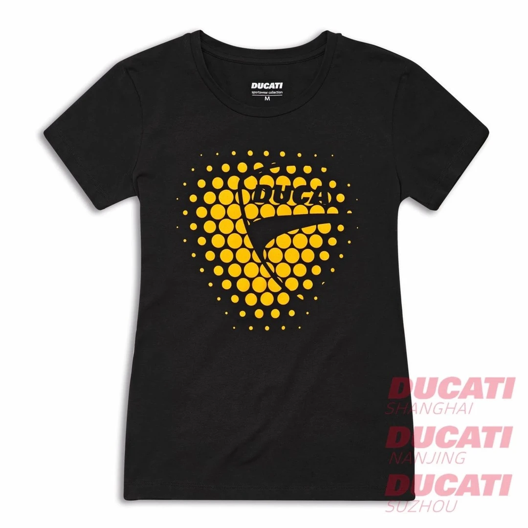 25新款~杜卡迪 Ducati Heart T恤衫 黑黄 女款