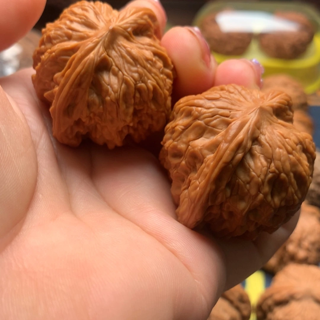【闪购商品】文玩核桃把件磨盘40