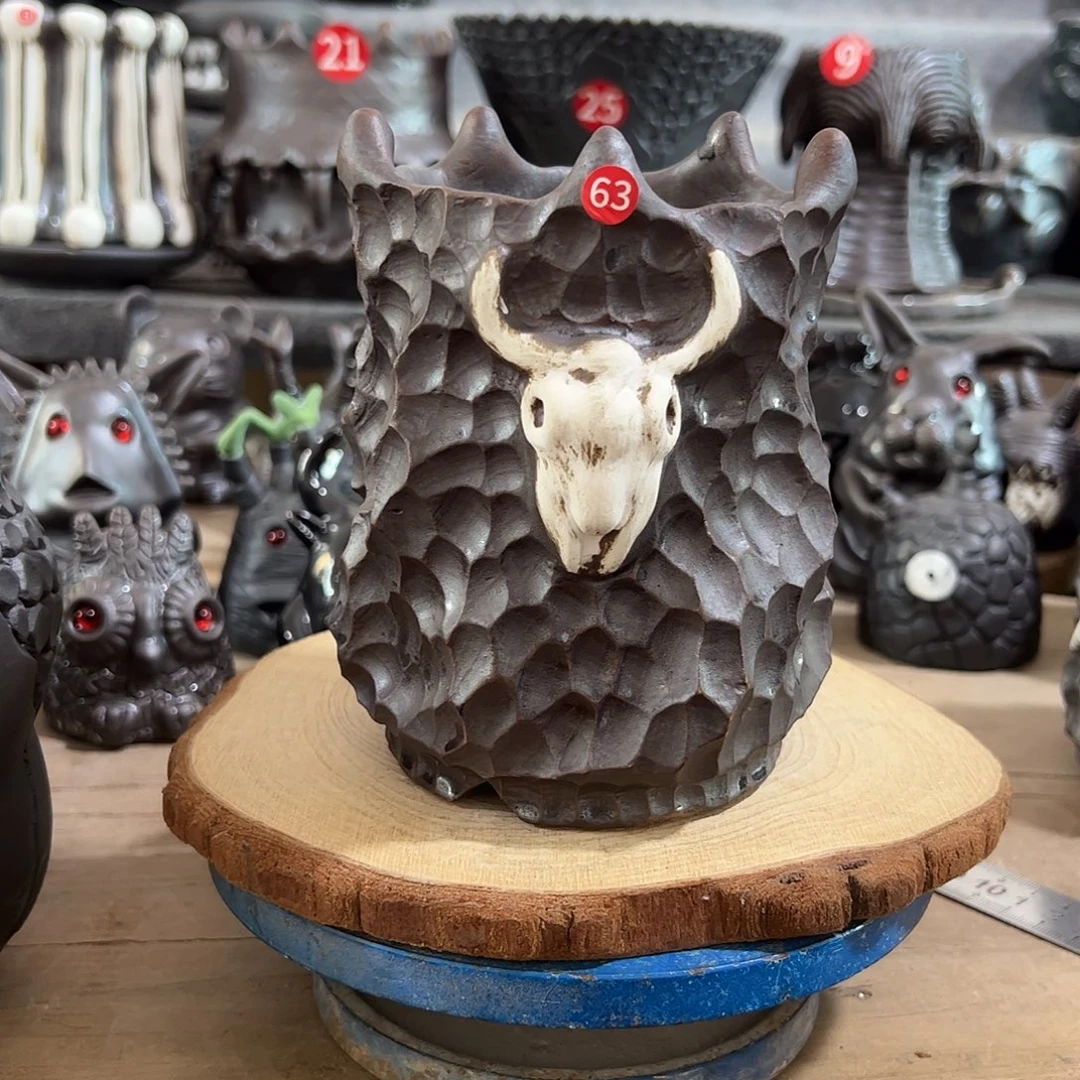 63号，手捏，口9高14