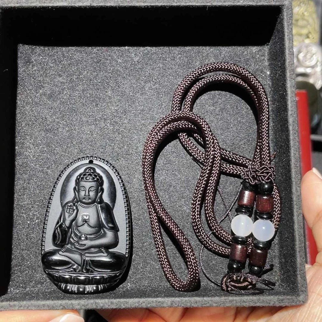 【闪购商品】未镶嵌黑曜岩吊坠(不含链)你**儿