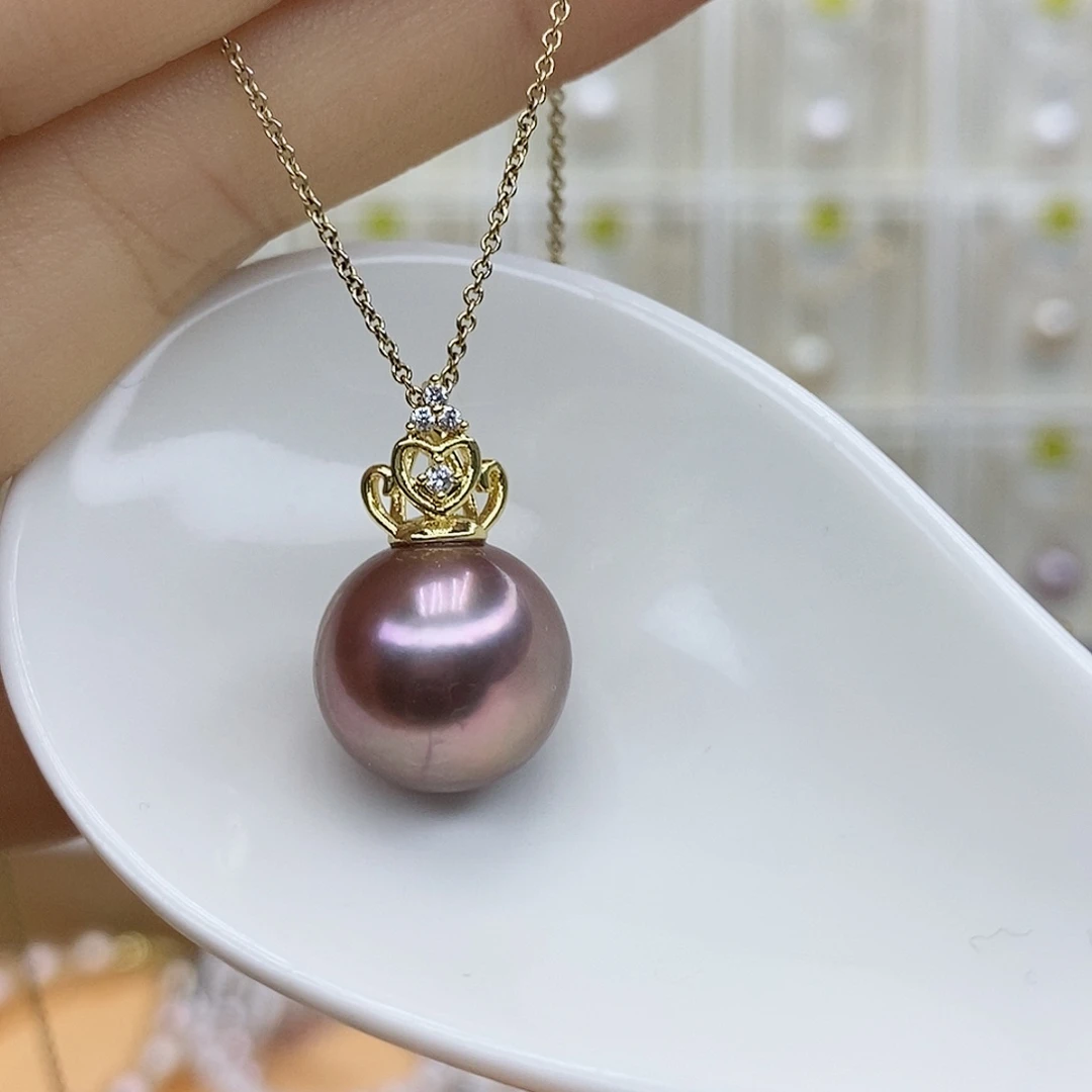 颈饰合金淡水珍珠