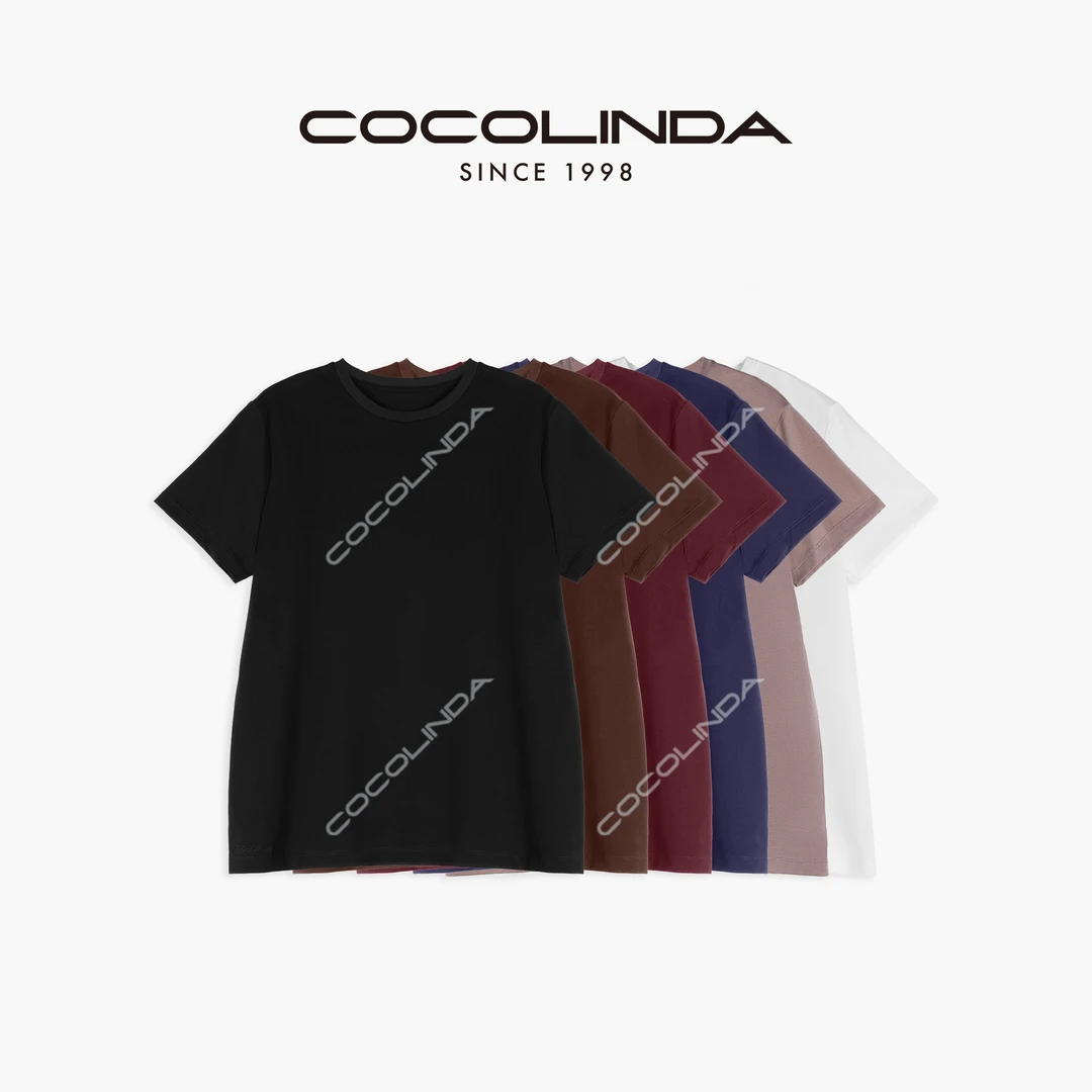 COCOLINDA | 薄款百搭棉圆领T恤 T1633 时尚休闲