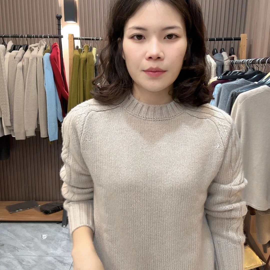山羊绒加厚套头山羊绒