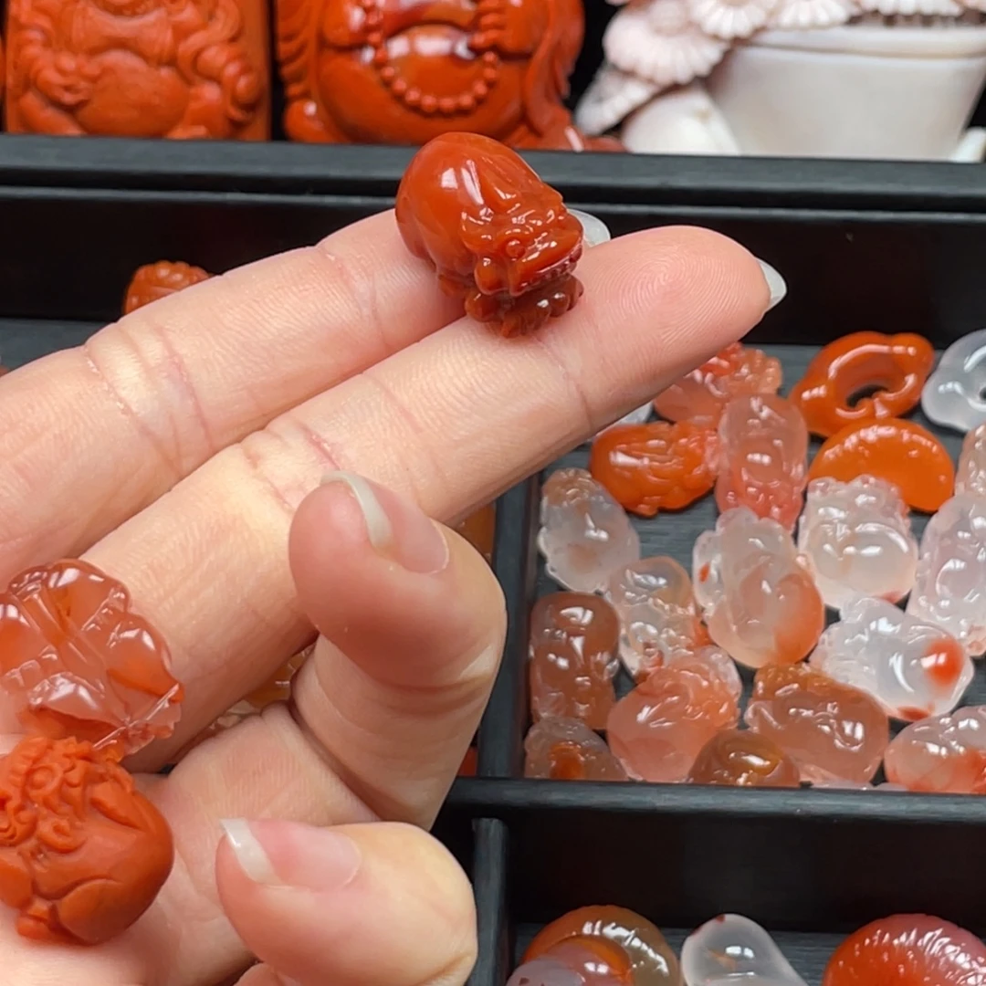 徐***虾南红玛瑙未镶嵌貔貅