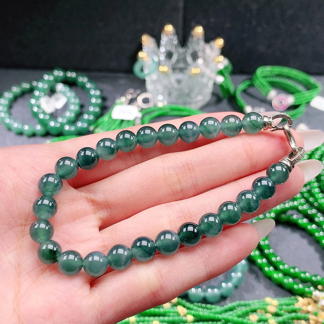 翡翠未镶嵌手链手链