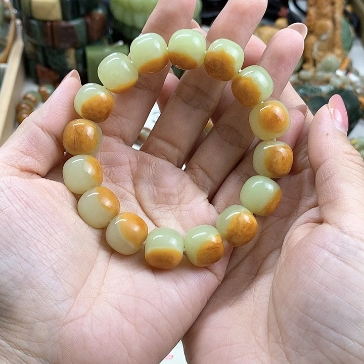 未镶嵌手链和田玉吉**意
