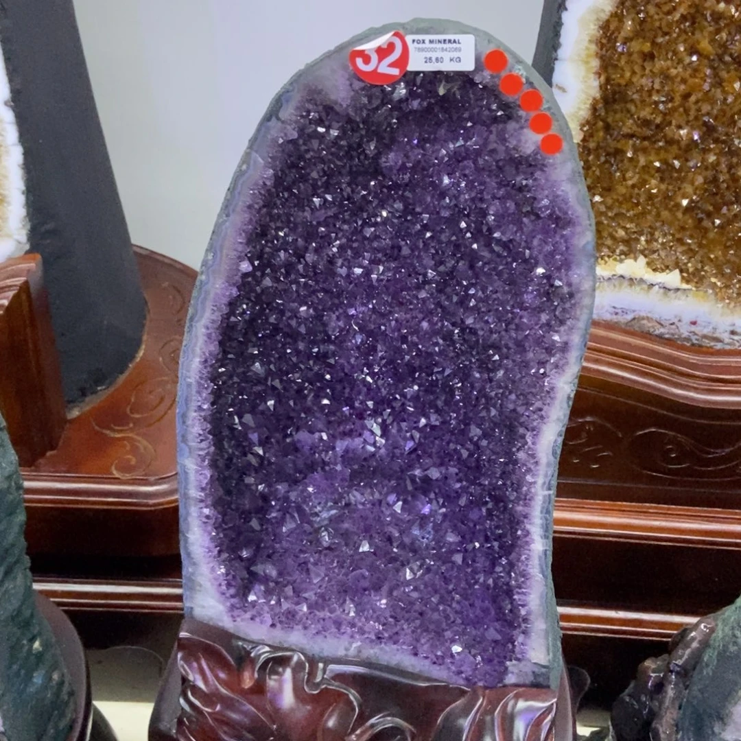 未镶嵌大型摆件（非配饰）紫晶琪