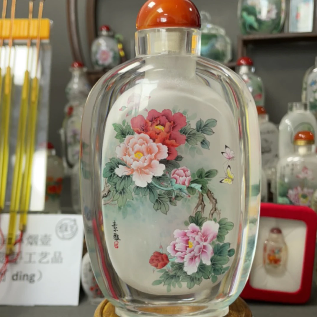非遗纯手绘内画工艺品大摆件