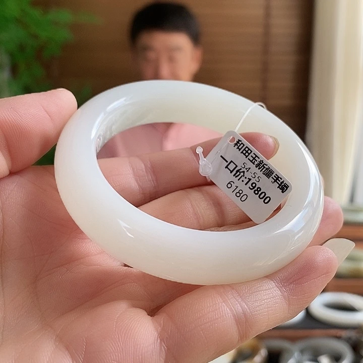 和田玉手镯未镶嵌6180