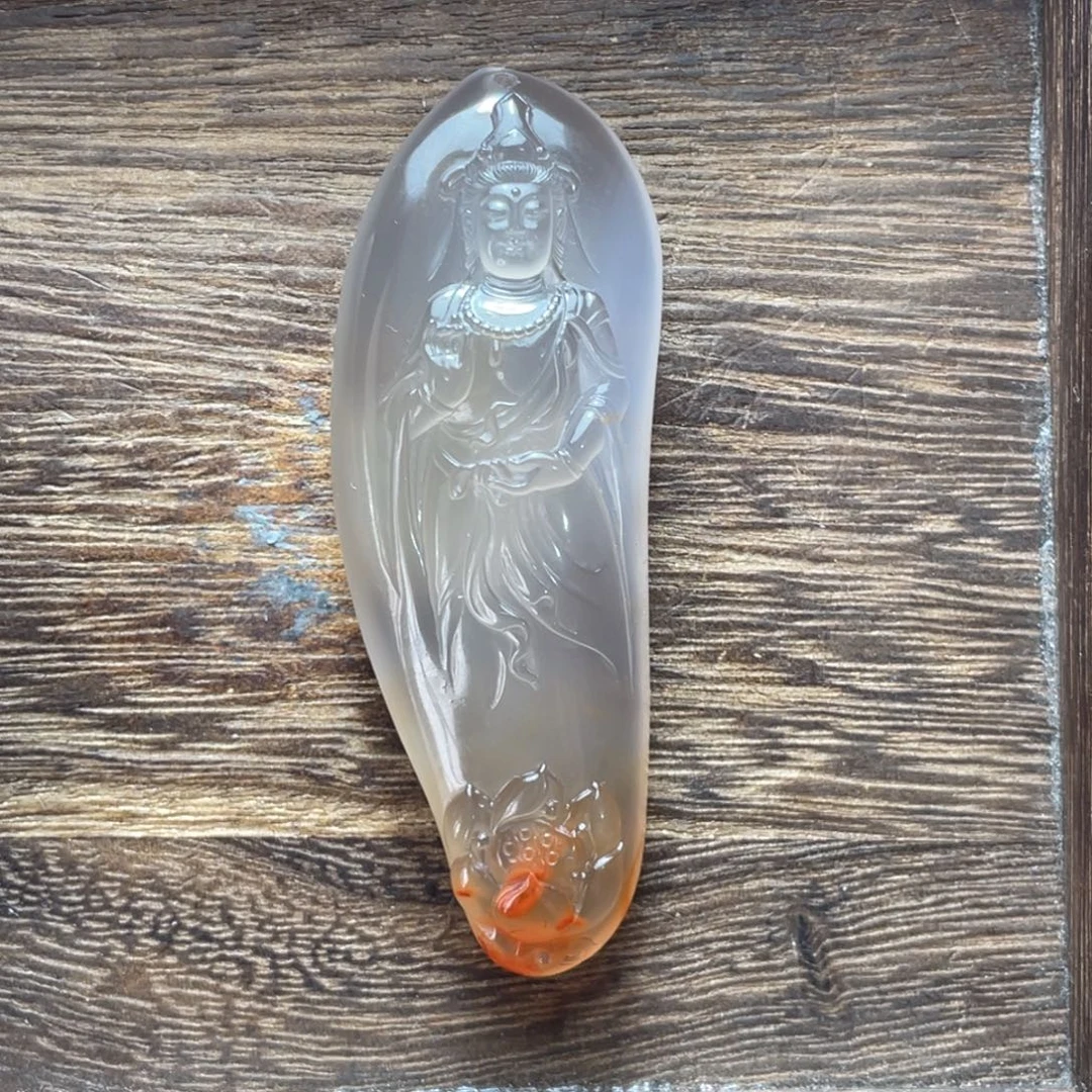 南红玛瑙未镶嵌颈饰