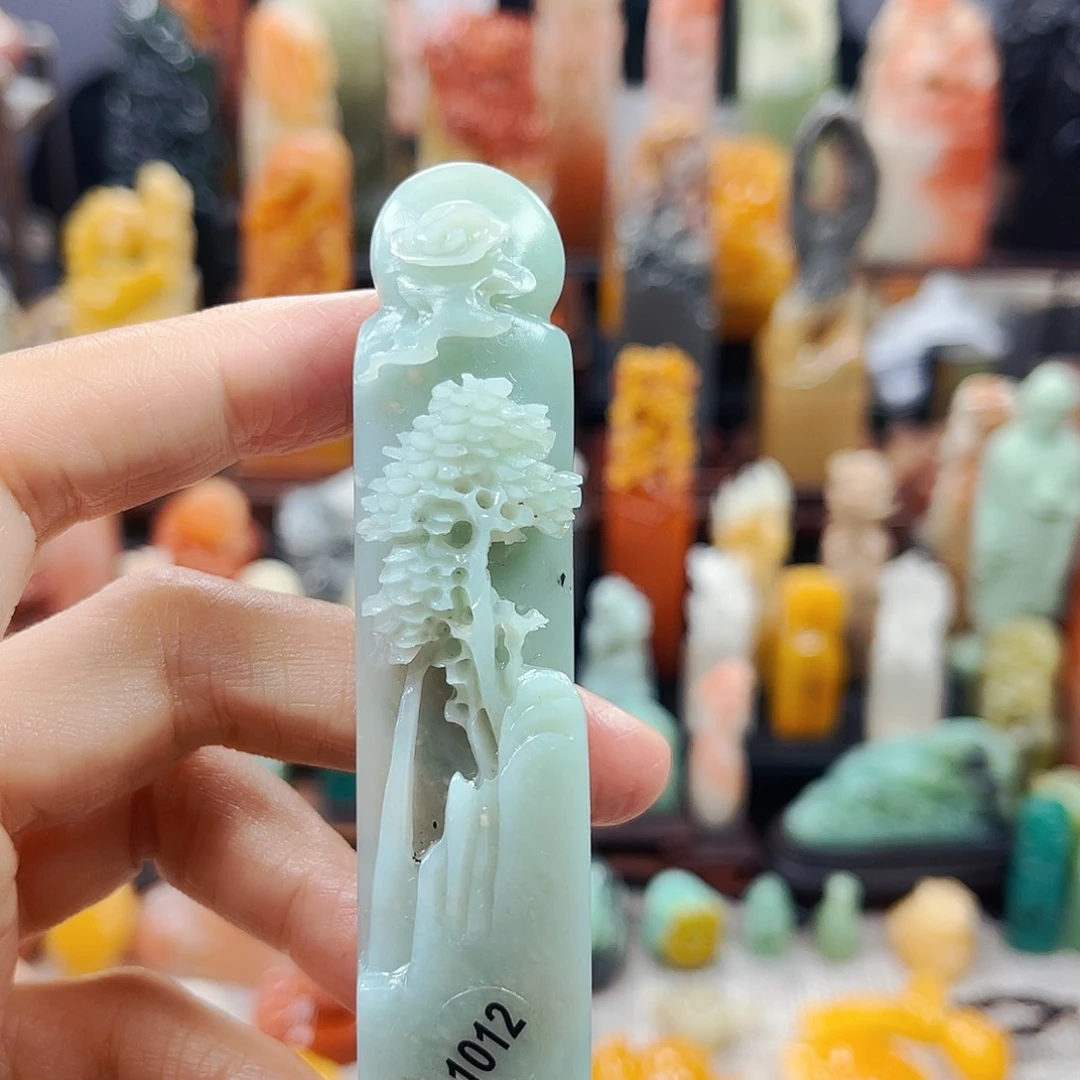 寿山石印石1012包邮包刻
