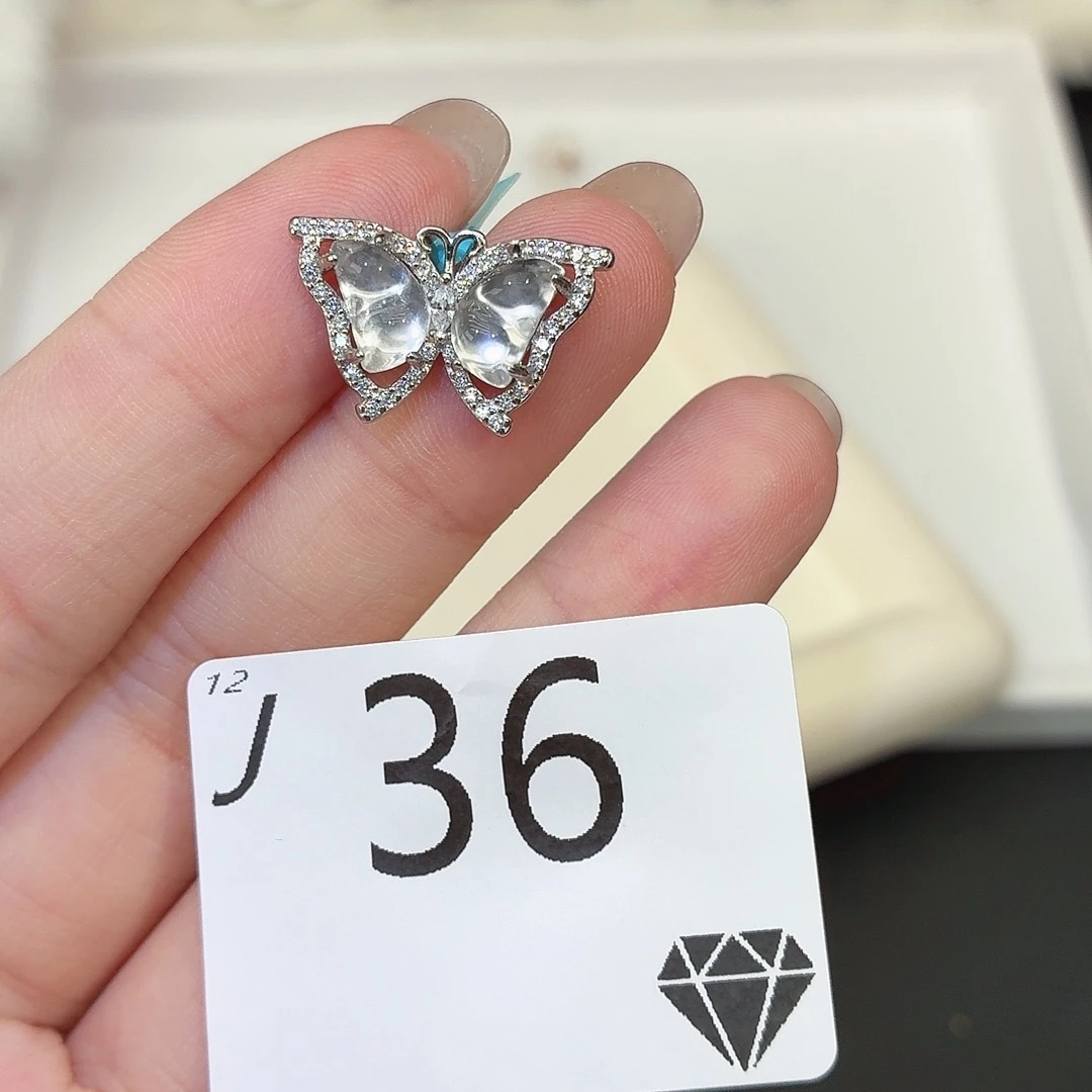 石英质玉银S925镶嵌珠宝奇石