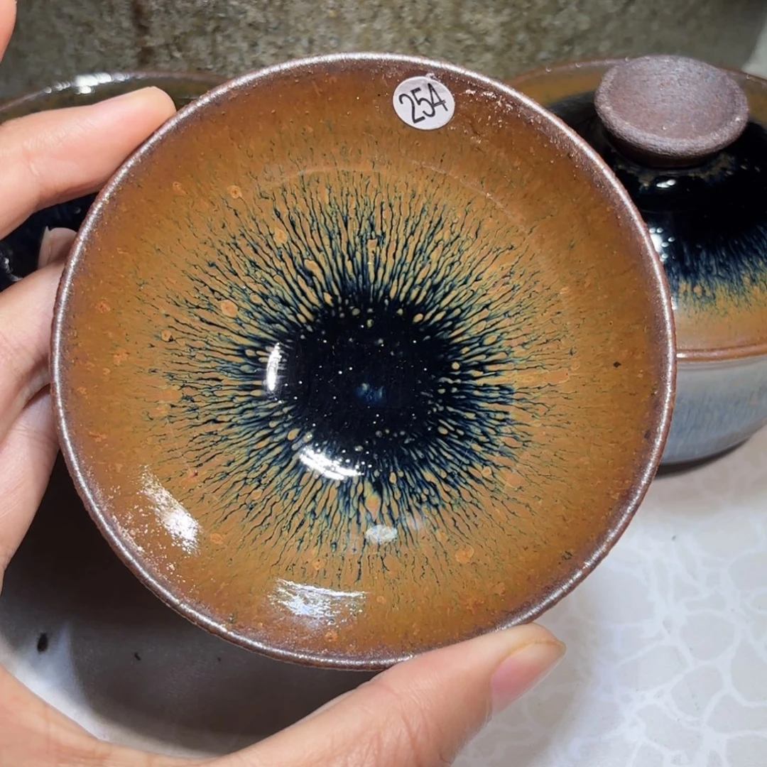茶盏龙窑柴烧建盏254