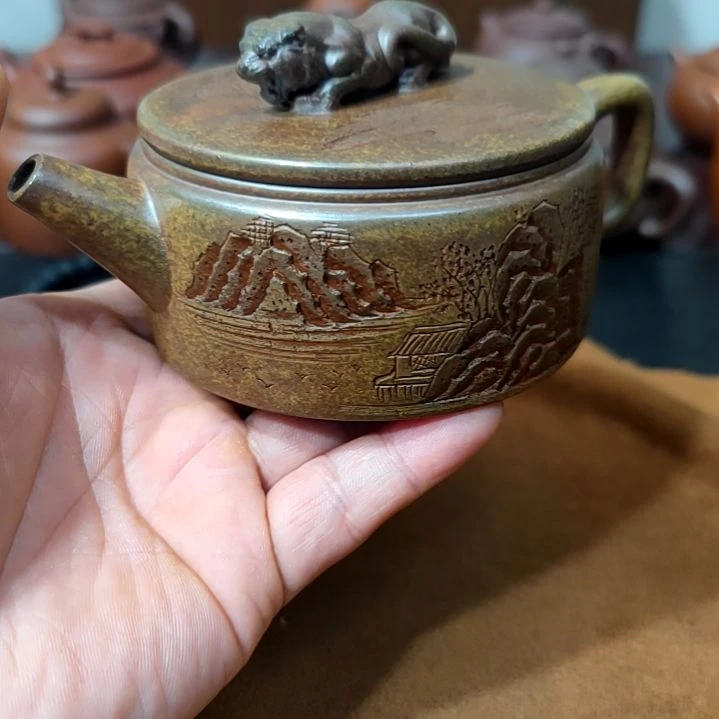 紫砂茶壶宜兴紫砂壶精工