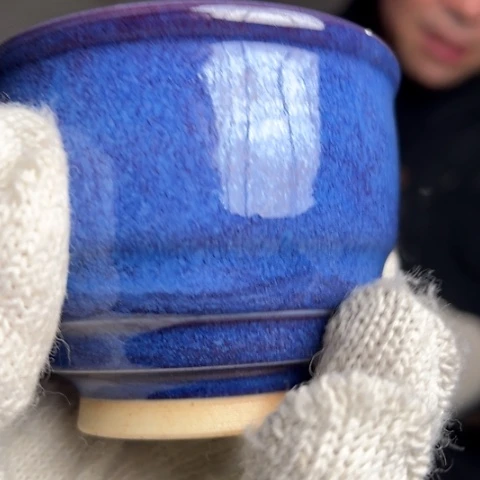牛家钧窑牛自恒老师钧瓷杯
