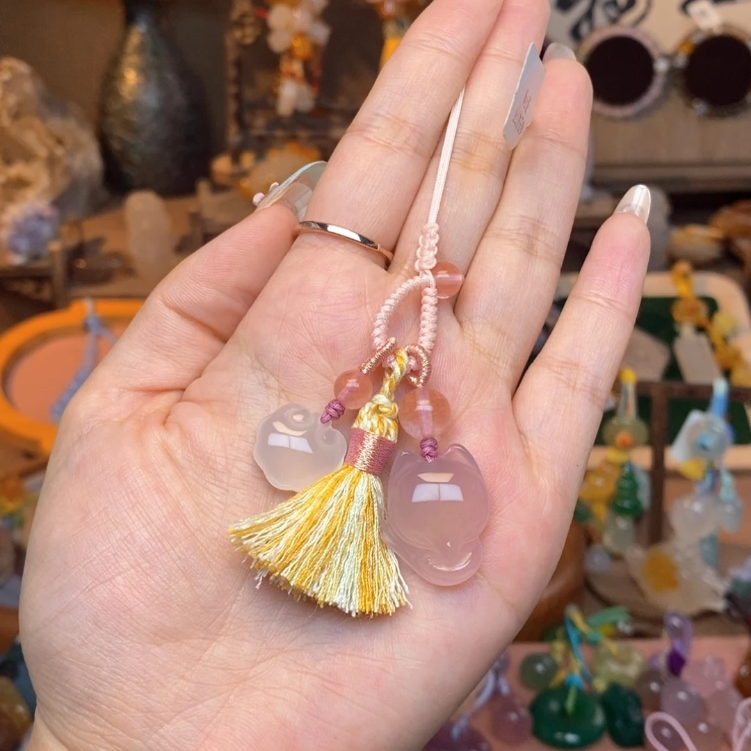 玛瑙/玉髓未镶嵌车挂