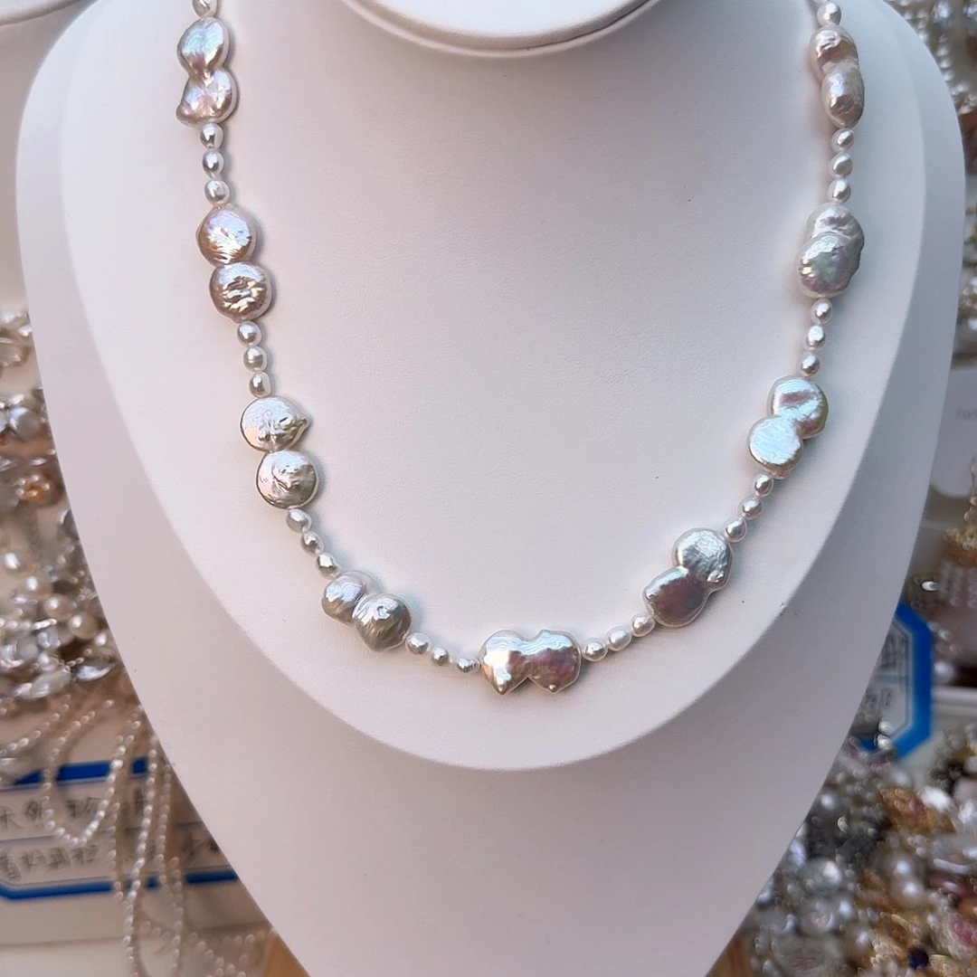 颈饰未镶嵌淡水珍珠