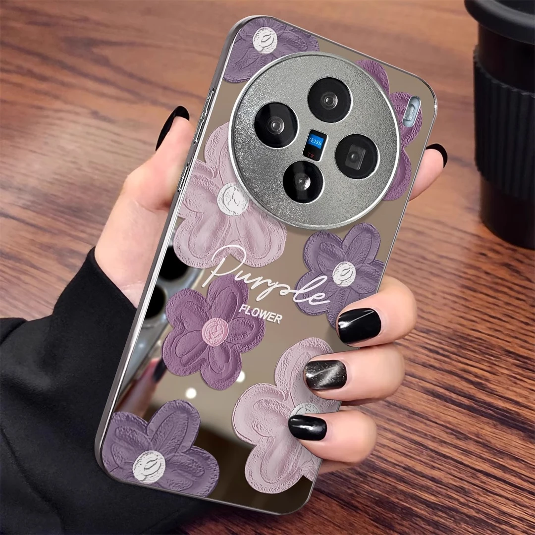 紫山茶花适用vivox300pro手机壳x300新款x200ultra高级感s30轻奢