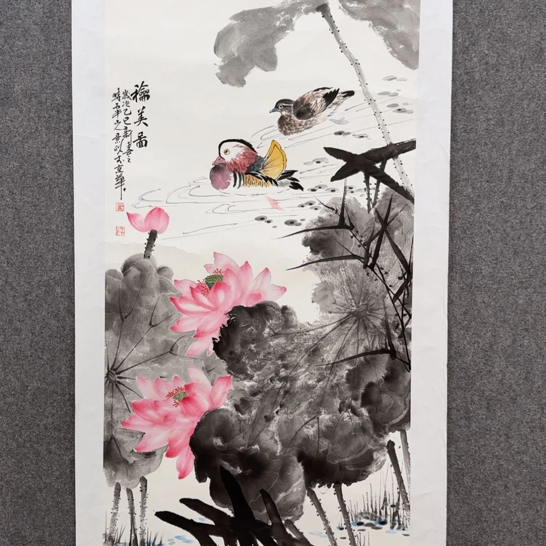 国画梁景欣老师手绘作品